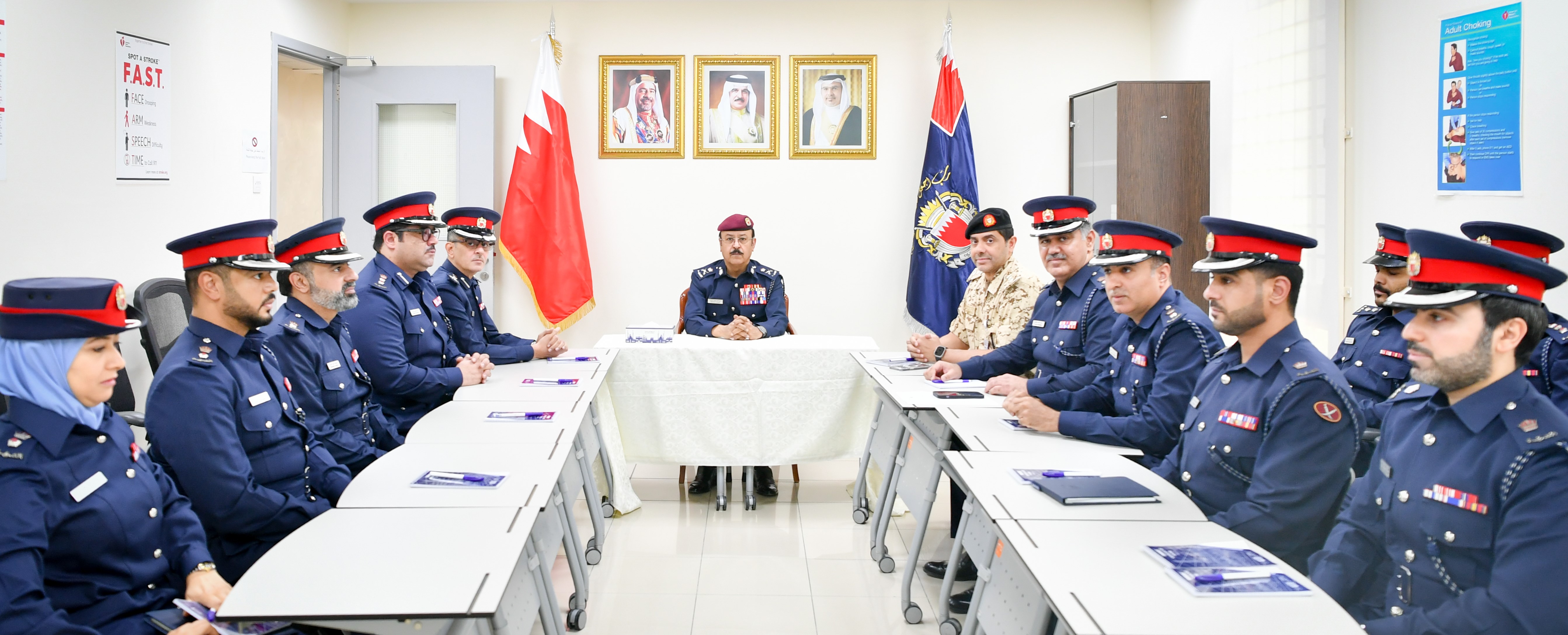 المفتش العام يقوم بزيارة تفقدية إلى مركز الإسعاف الوطني<